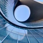 Rural Solar - white and black spiral staircase