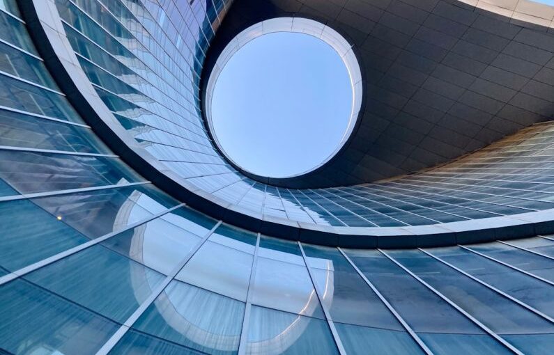 Rural Solar - white and black spiral staircase