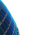 Choosing Panels - blue and black glass building