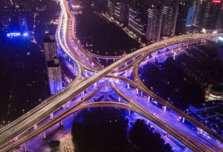 Smart Cities - aerial photography of bridge near buildings