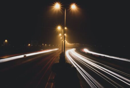 Street Lights - time lapse photo of cars passing by during nighttime