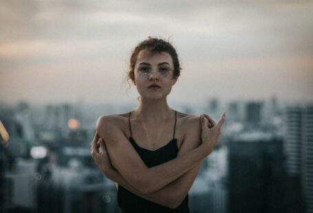 Rooftop Trend - woman wearing black spaghetti strap sleeveless top