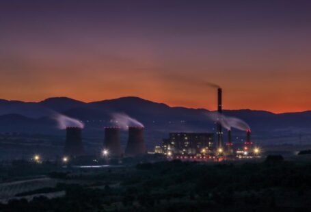 Factory Solar - ship on body of water at night