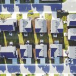 Housing Solar - aerial photography houses