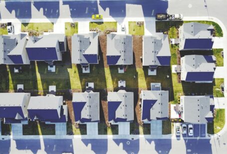 Housing Solar - aerial photography houses